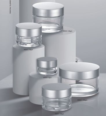 Хорошая цена. Винтовая крышка 5g 15g 30g 50g 100g Petg Косметическая банка для глазного крема Тип уплотнения онлайн