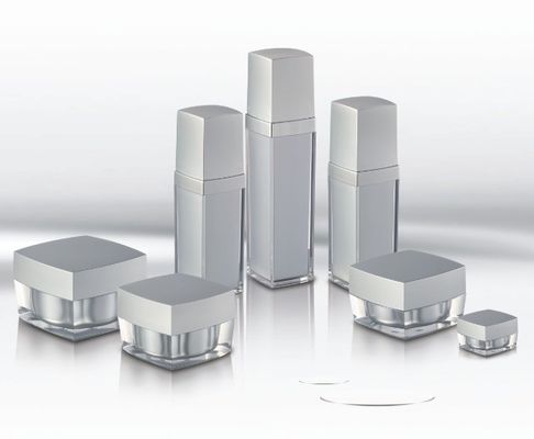 Хорошая цена. 5G / 15G / 30G / 50G / 30ml / 50ml / 70ml PMMA косметическая безвоздушная бутылка для насоса с экрановой печатью онлайн