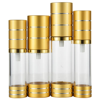 Хорошая цена. 25/32 мм Диаметр 15ml 20ml 30ml 40ml 50ml Круглая бутылка без воздуха для косметической упаковки онлайн